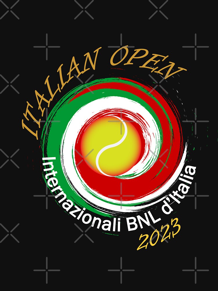 Cool 2023 Italian Open Tennis Tournament Design Essential T-Shirt for Sale  by wahyuni