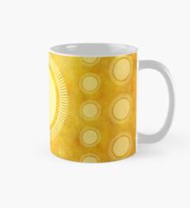 Taza clásica "Gold & Yellow Ethnic Sun (Pattern)"
