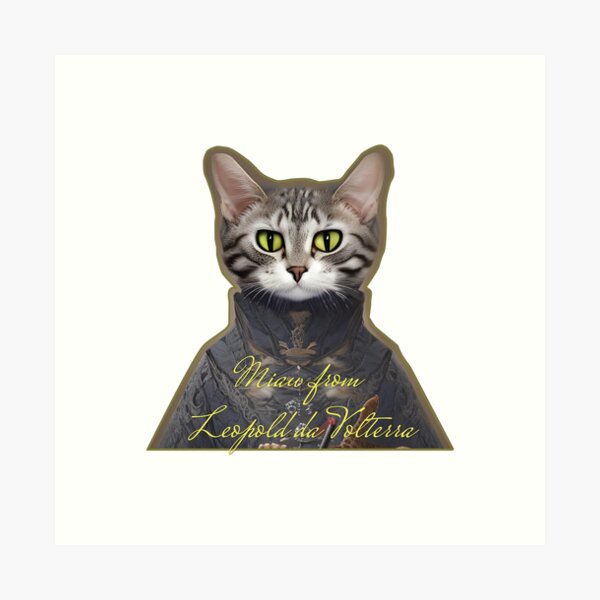 Item preview, The Majestic Meow: Royal  Cat Art with a Funny Twist designed and sold by Molnarisa.