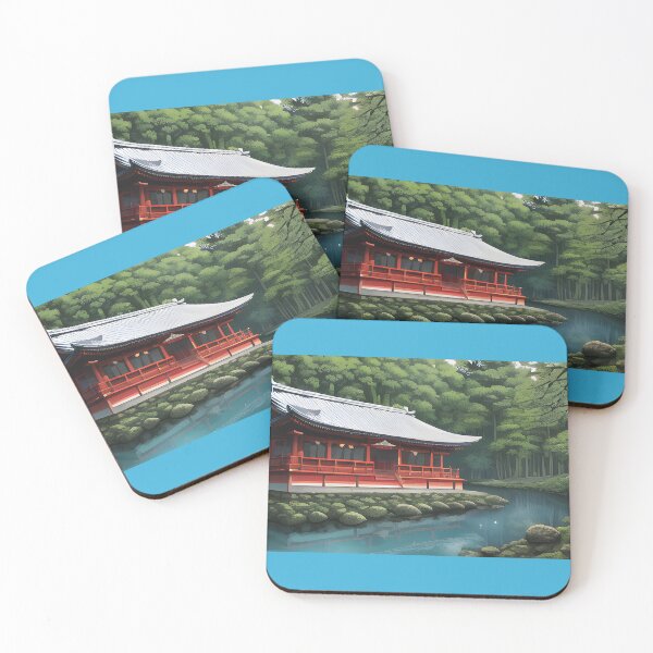 Item preview, Enchanted Temple Forest designed and sold by ShogunShiroShop.