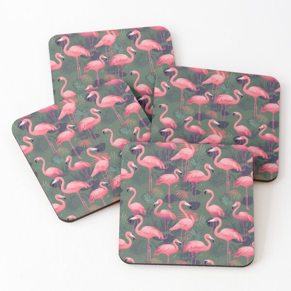 Item preview, Tropical Flamingo Dreams designed and sold by PixelPatchwork.