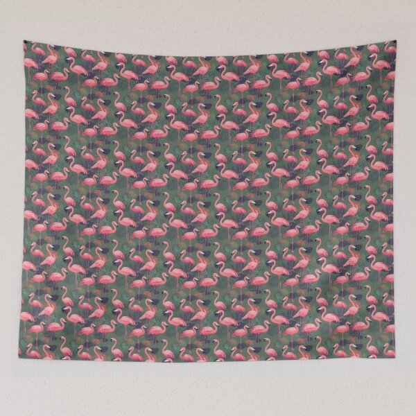 Item preview, Tropical Flamingo Dreams designed and sold by PixelPatchwork.
