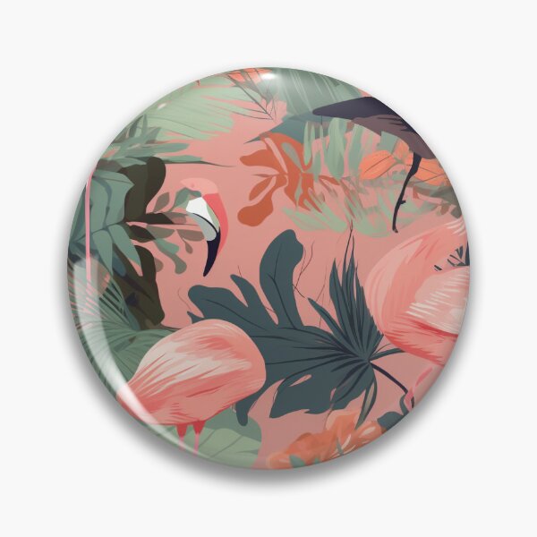 Item preview, Tropical Flamingo Sunset designed and sold by PixelPatchwork.