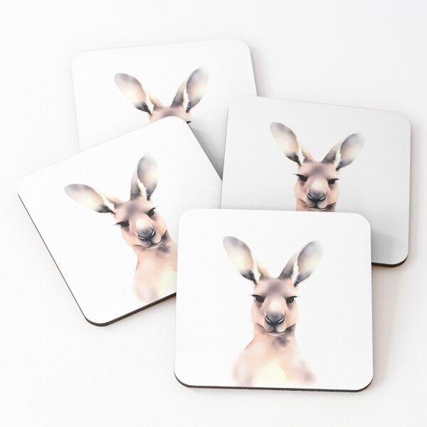 Item preview, Kangaroo in Watercolor designed and sold by StyleSyndicatio.