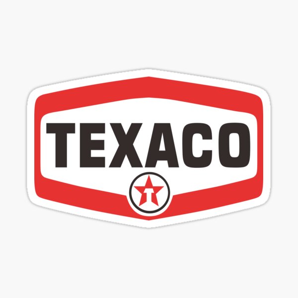 Texaco Merchandise Sticker