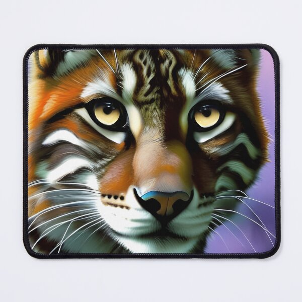 Item preview, Retrato de lince, empaste, Ai Generated Art designed and sold by ACC .