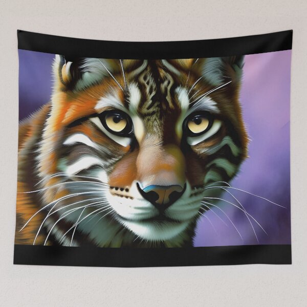Aperçu de l'œuvre Portrait de Lynx, empâtement, Ai Generated Art créée et vendue par ACC .
