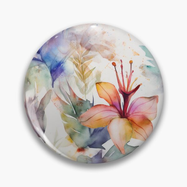 Item preview, Tropical Watercolor Garden designed and sold by PixelPatchwork.