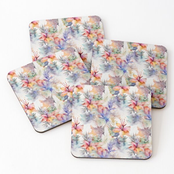 Item preview, Tropical Watercolor Garden designed and sold by PixelPatchwork.