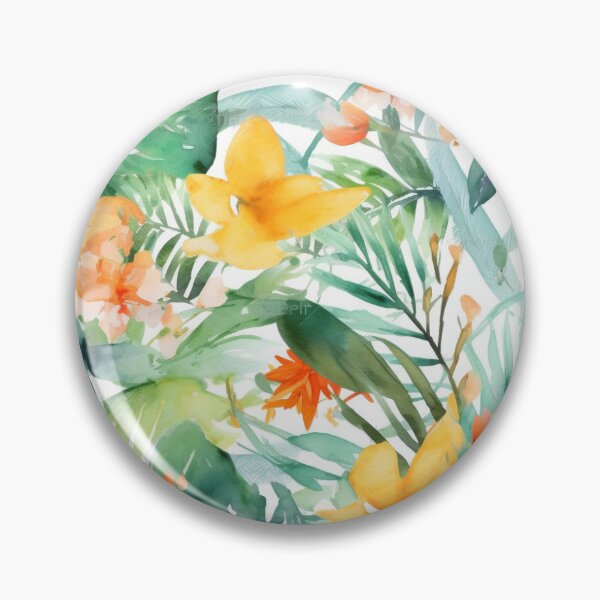 Item preview, Watercolor Floral Oasis designed and sold by PixelPatchwork.