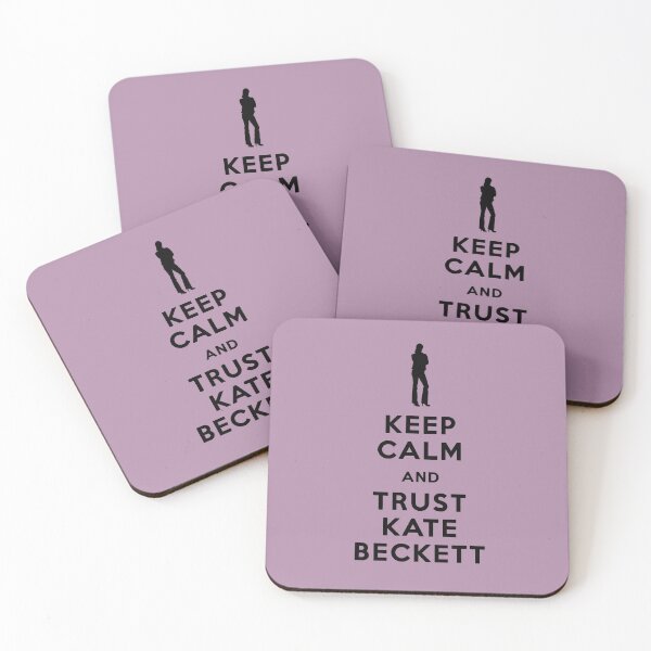 Item preview, Keep Calm and Trust Kate Beckett [black] designed and sold by XFchemist-Art.