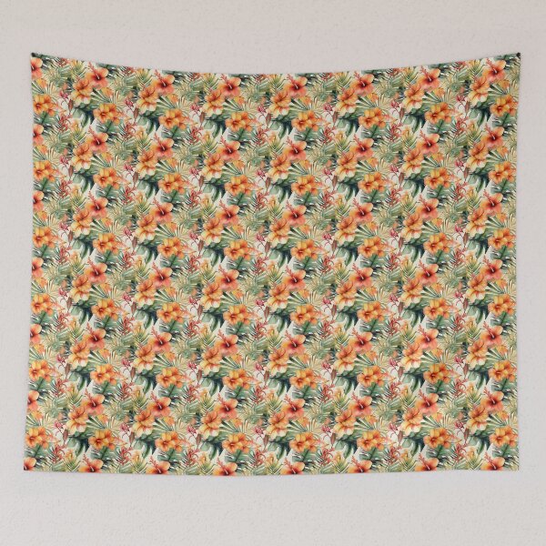 Item preview, Watercolor Flower Paradise designed and sold by PixelPatchwork.