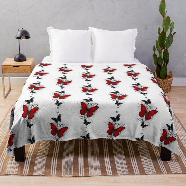Item preview, Red and Black Butterflies designed and sold by Blackmoon9.
