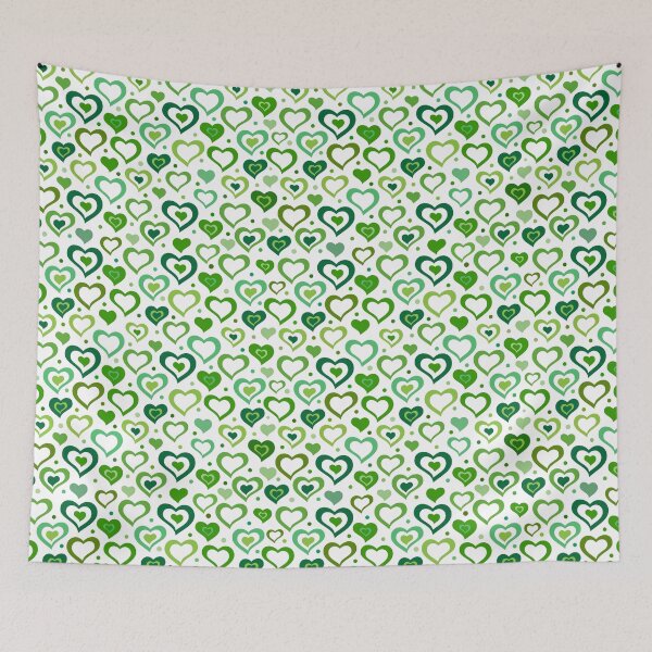 Item preview, Green hearts  designed and sold by colorleafz.