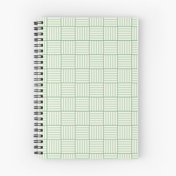 Item preview, linear flat abstract green lines pattern designed and sold by iLuckTarn.