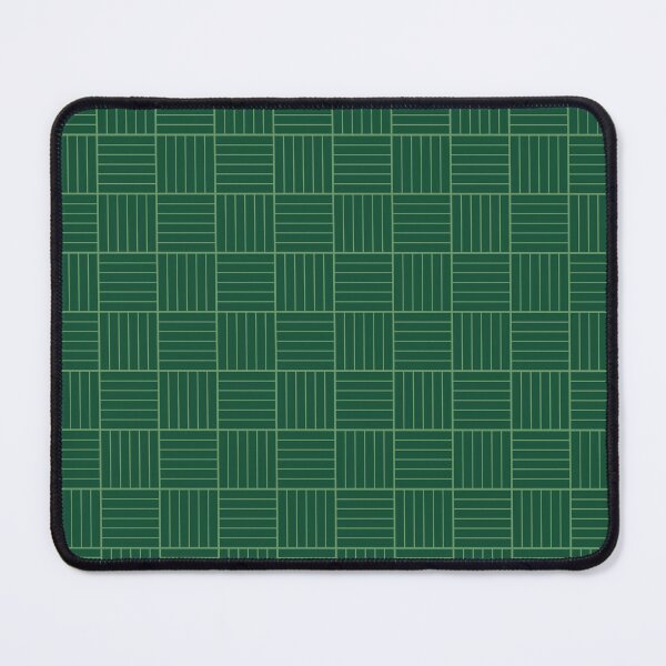Item preview, linear flat abstract green lines pattern designed and sold by iLuckTarn.