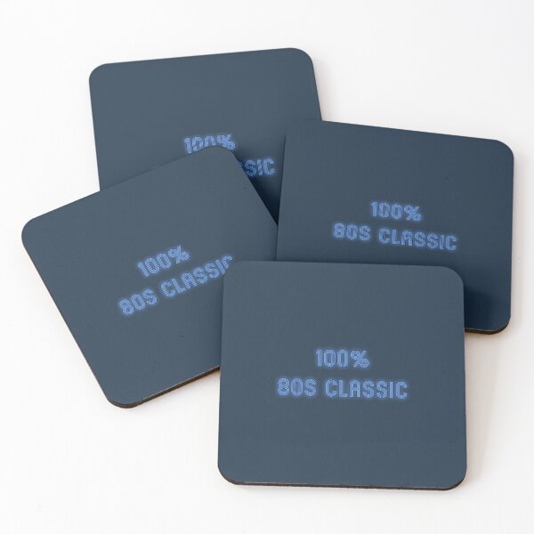 Item preview, 100% 80s Classic - Neon Blue designed and sold by Fanarchist.