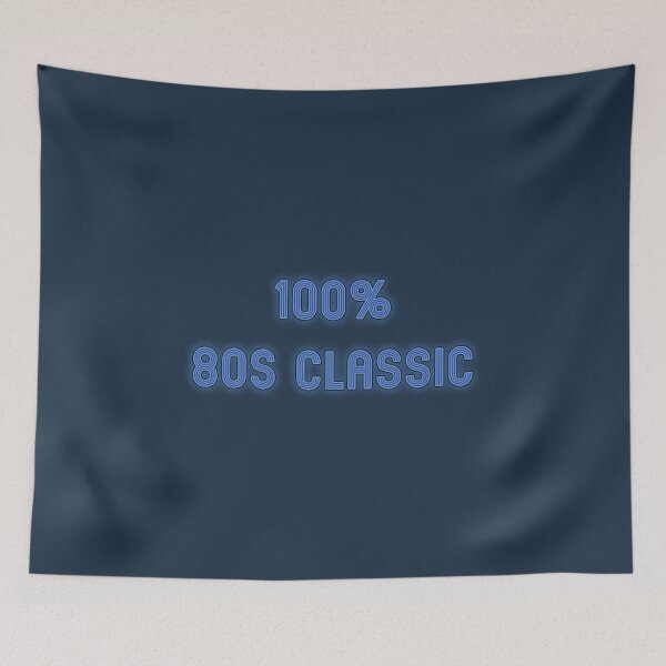Item preview, 100% 80s Classic - Neon Blue designed and sold by Fanarchist.