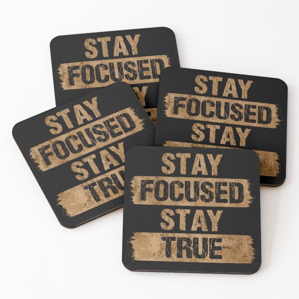 Item preview, Stay Focused Stay True designed and sold by Quoterasi.