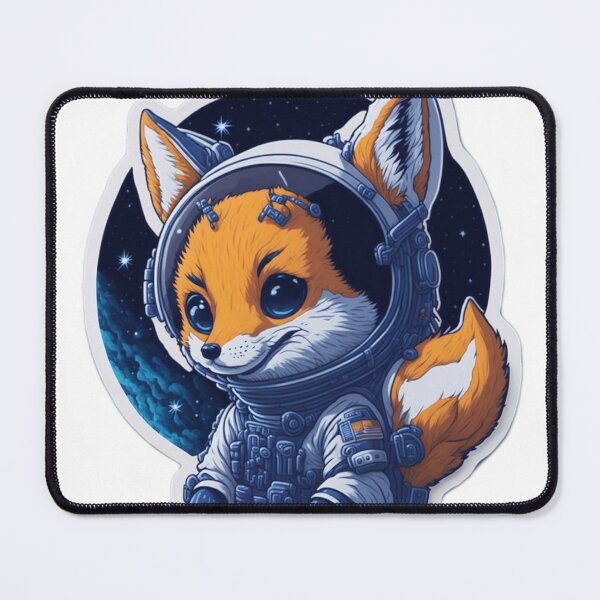 Item preview, Cute Space Fox Stickers designed and sold by designsbynino.