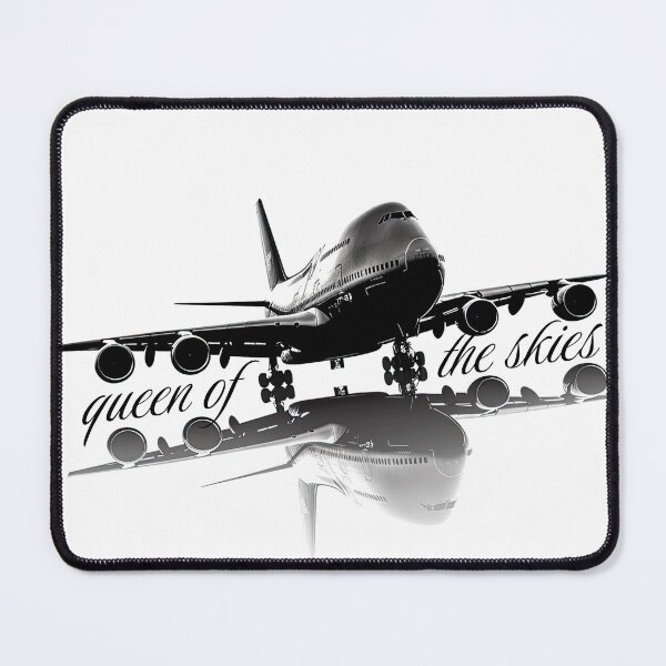 Item preview, Queen of the skies silhouette Pilot Captain First Officer Flight Crew Airplane designed and sold by AviationArtists.