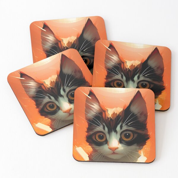 Item preview, Big Eyed Kitty Cat designed and sold by Aww_To_Z Animals.