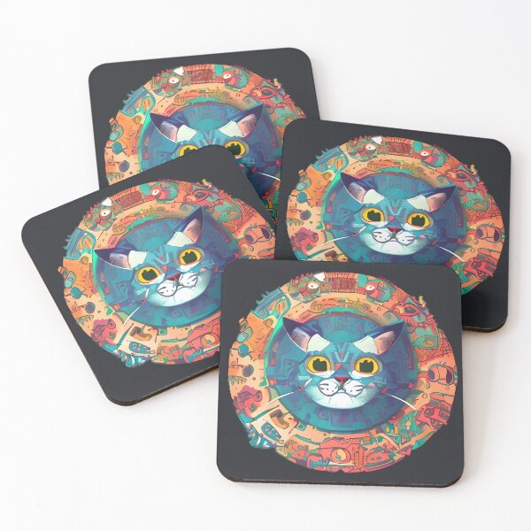 Item preview, Happy Happy Tribal Cat designed and sold by Chubuter.