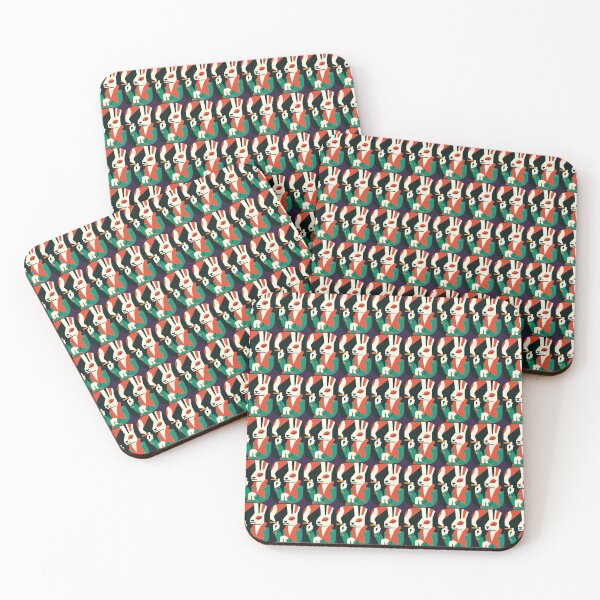 Item preview, Trippy Cool Rabbit Pattern designed and sold by theWeppen.