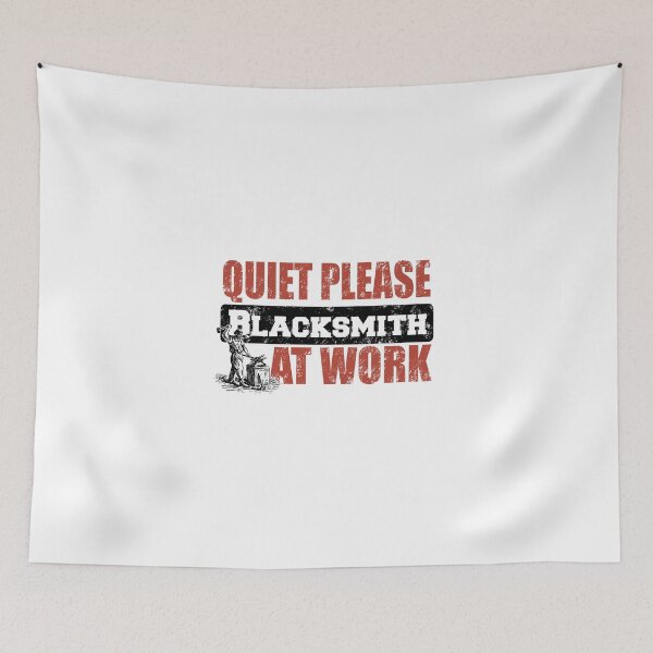 Item preview, Quiet Please: Blacksmith At Work! designed and sold by flipper42.