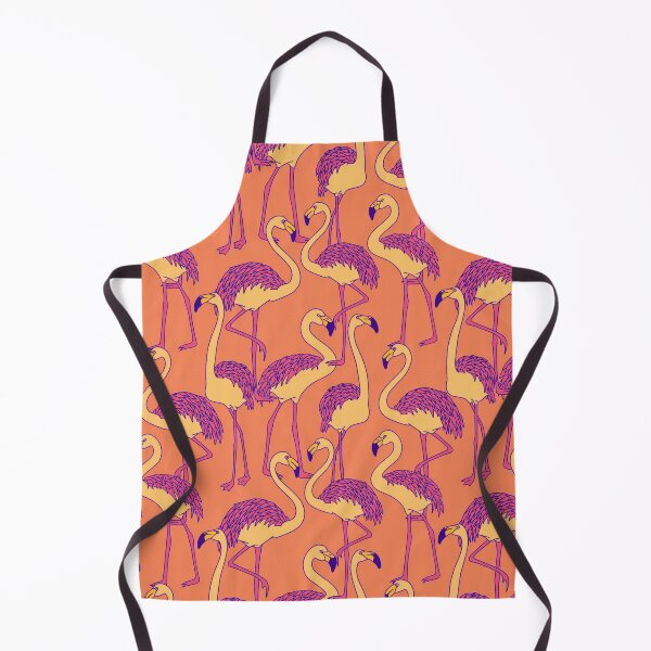 Artikelvorschau, Orangefarbene Flamingos entworfen und verkauft von TotallyRetroArt.