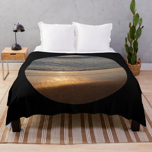 Item preview, Seawater meets golden brown sand 1. Sunrise on the Mediterranean coast designed and sold by Adriana Mueller.