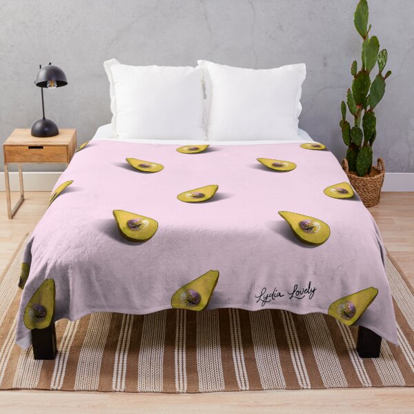 Item preview, Avocado pattern pastel yellow- pink background designed and sold by Studio Lydia  Lovely.