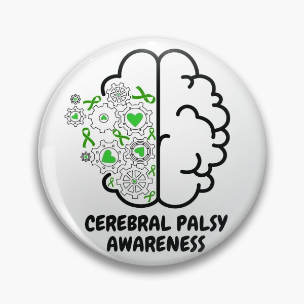 Item preview, Cerebral Palsy Awareness Brain  designed and sold by adzdesigns14.