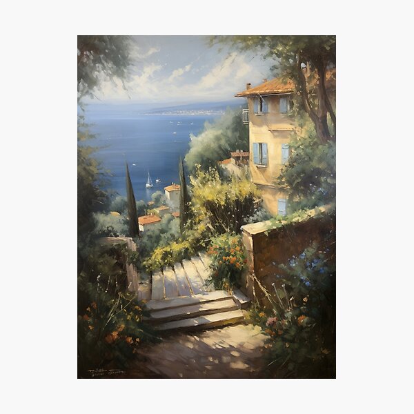 Aperçu de l'œuvre Côte d'Azur créée et vendue par Vanover Designs.