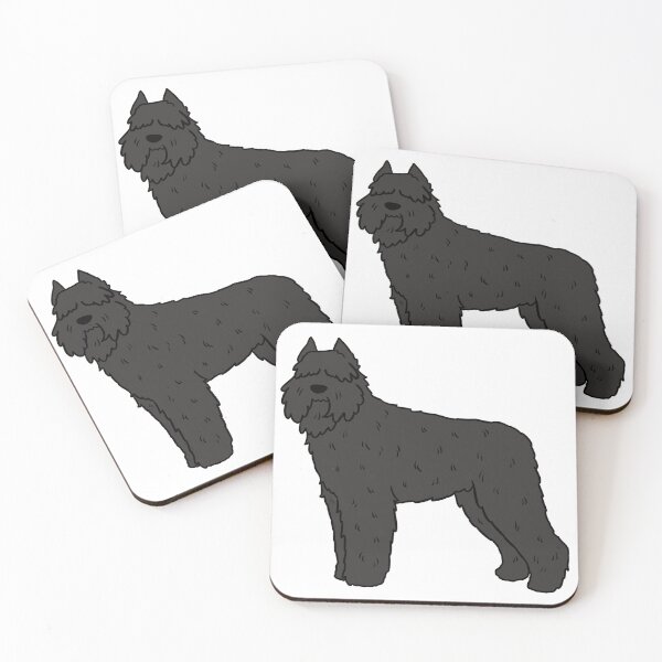 Item preview, Bouviers des flandres dog cute illustration  designed and sold by Yarafantasyart.