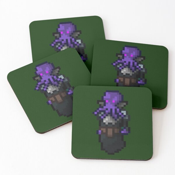 Item preview, Mindflayer Pixel Art designed and sold by Emerald Makes.