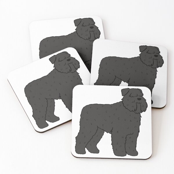 Item preview, Bouviers des flandres dog cute illustration  designed and sold by Yarafantasyart.