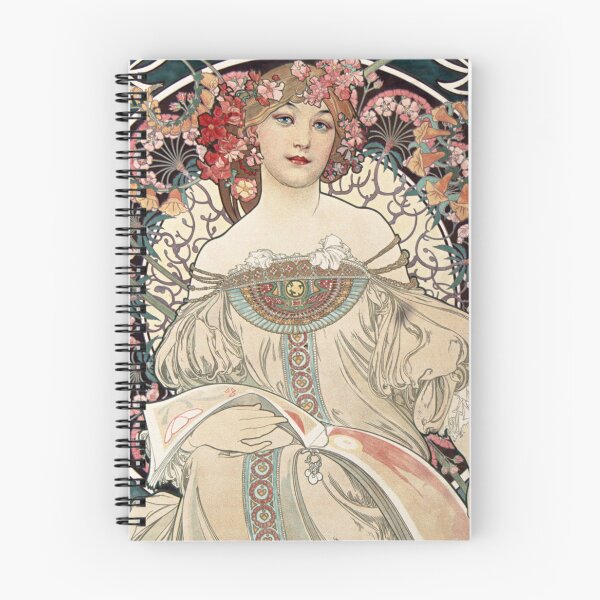 Item preview, 19th-century Art nouveau poster by Alphonse Mucha under CC0 license. designed and sold by paulo silveira.