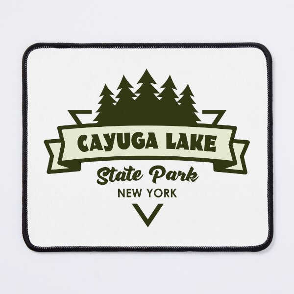 Item preview, Cayuga Lake State Park New York Trees And Ribbon designed and sold by bivenart.