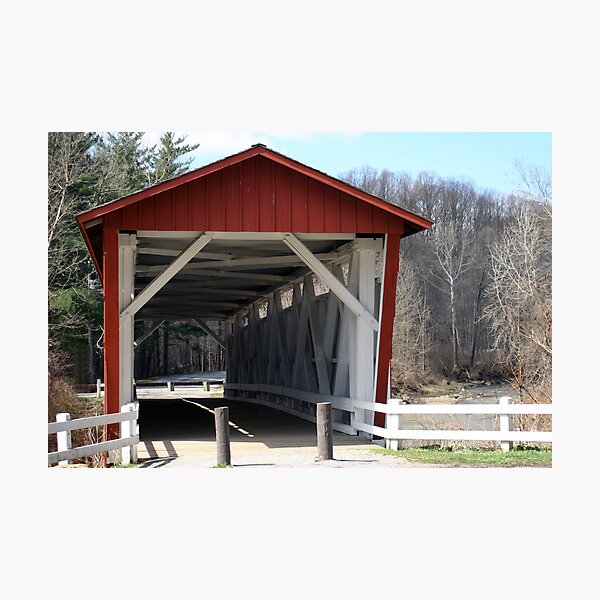 Covered Bridge Photographic Print