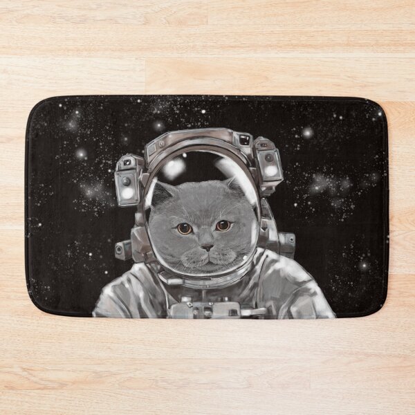 Item preview, Astronaut British Shorthair Selfie designed and sold by bignosework.