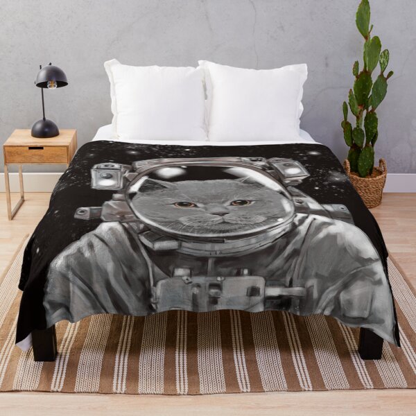Item preview, Astronaut British Shorthair Selfie designed and sold by bignosework.