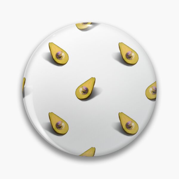 Artikelvorschau, Avocado pattern pastel yellow- white background entworfen und verkauft von Studio Lydia  Lovely.