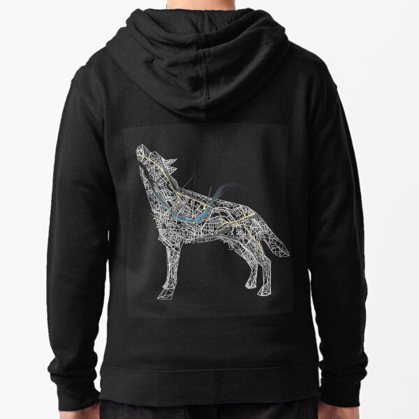Basel Citymap Artwork | LOUP (wolverine) Kapuzenjacke