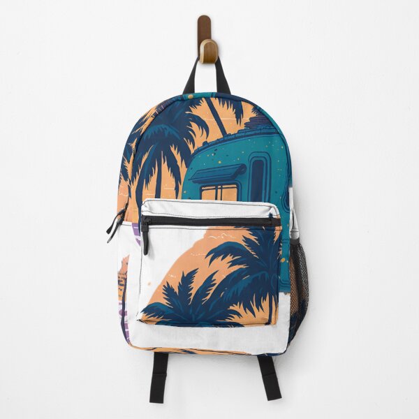 Item preview, Beach Caravan Paradise: A Tropical Adventure Camping in Style: The Caravan Beach Getaway designed and sold by RedArtG09.