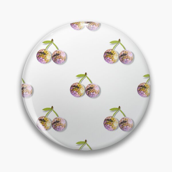 Artikelvorschau, Disco cherries pattern pastel yellow- white background entworfen und verkauft von Studio Lydia  Lovely.