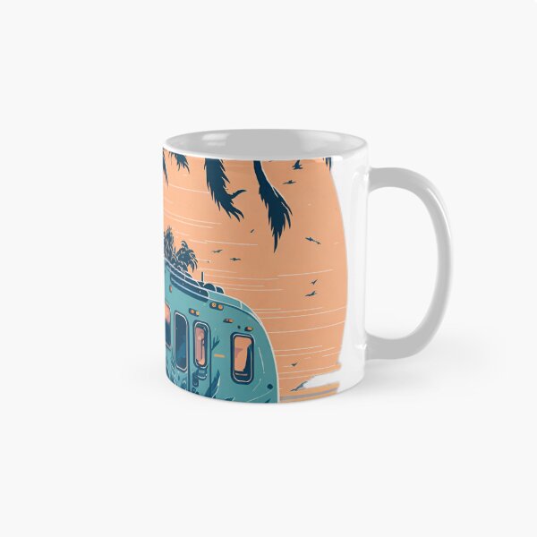 Item preview, Coastal Caravan Dreams: A Sunset Oasis The Perfect Getaway: Caravanning on the Beach designed and sold by RedArtG09.