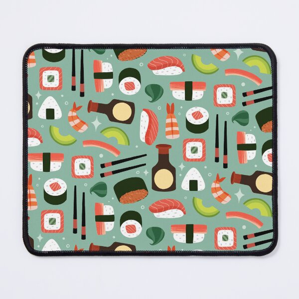 Item preview, Sushi Pattern - Teal designed and sold by joizart.