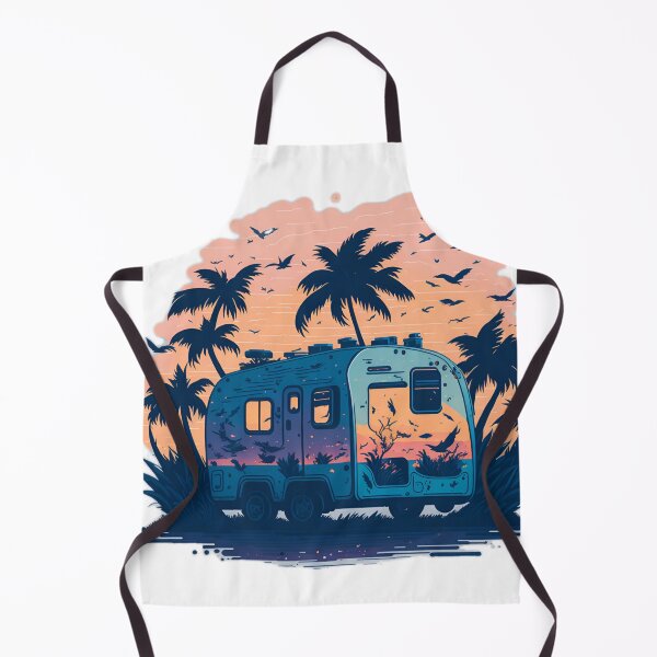 Item preview, Camping on the Beach: Coastal Caravan Adventure Caravan by the Sea: A Relaxing Beach Getaway designed and sold by RedArtG09.