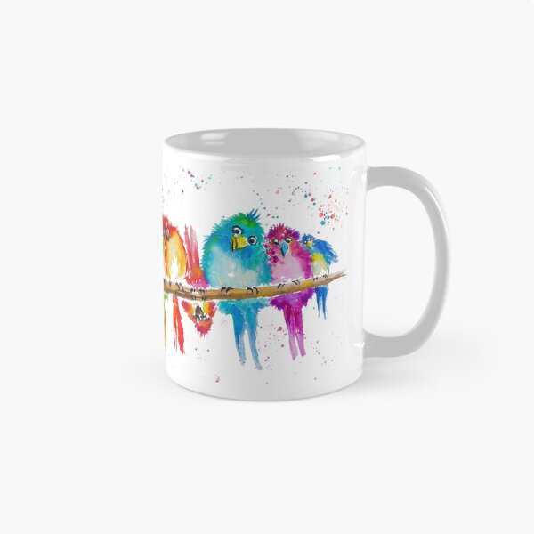 Item preview, Colorful birds 1 oblique 10CP6095 designed and sold by CorneliaPilz.